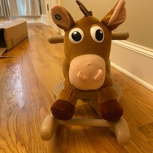 Bullseye ride on rocking horse